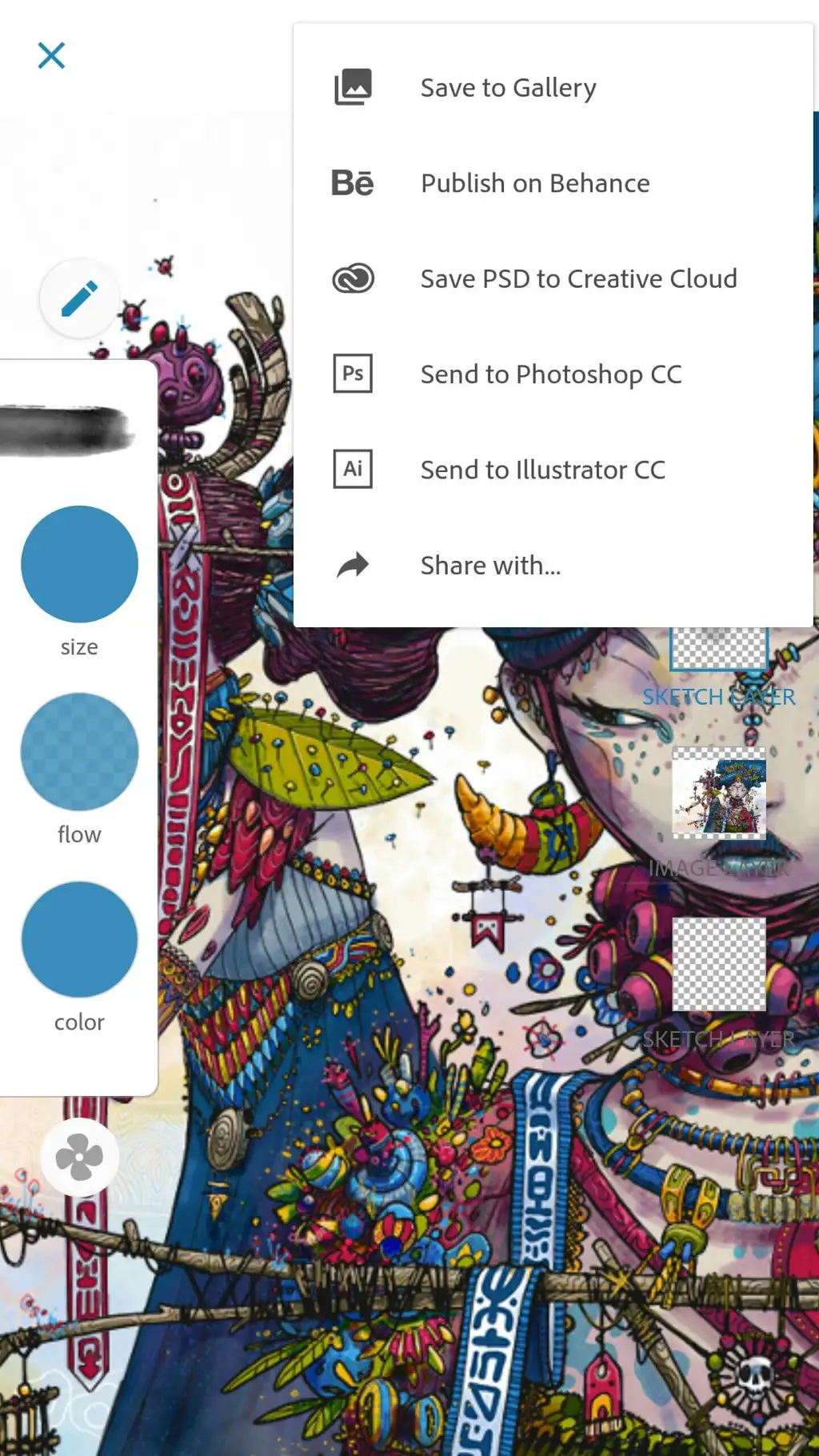 Adobe Photoshop Sketch screenshot 4