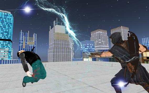 Ninja Warrior Crime City Sim स्क्रीनशॉट 1