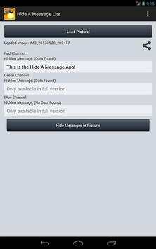 Hide A Message Lite screenshot 4