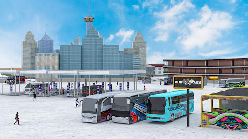 Modern City Coach Bus Sim 3D screenshot 6
