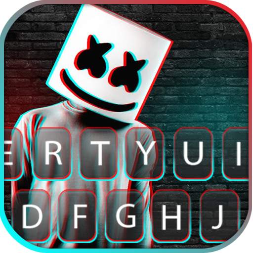 Glitch Cool DJ Keyboard Theme 1.0