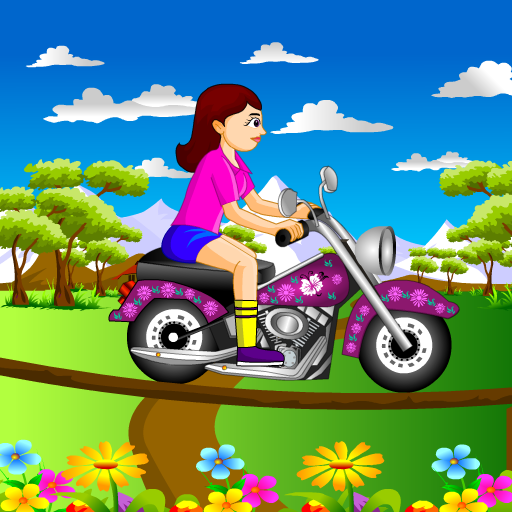 Sara bike riding Game for kids icon