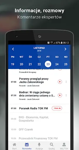 TOK FM - Radio i Podcasty screenshot 2