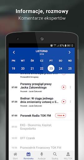 TOK FM - Radio i Podcasty screenshot 2