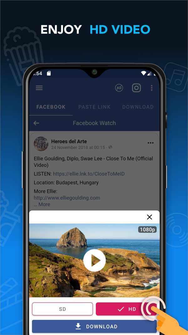 Video Downloader for Facebook - HD Video - 2020 screenshot 2