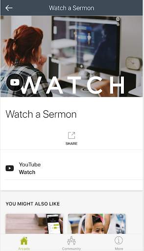Arcade Church App скриншот 2