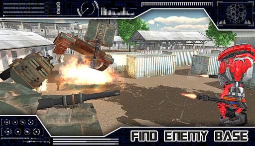 US Police Robot Transform –Futuristic War Sim Game screenshot 3