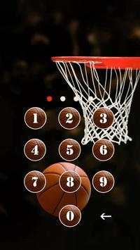 Green Applock Theme Basketball screenshot 2