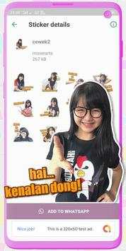 Cewek Cantik Stiker WA screenshot 4