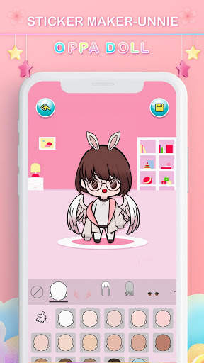 Sticker Maker-Unnie & Oppa doll screenshot 2