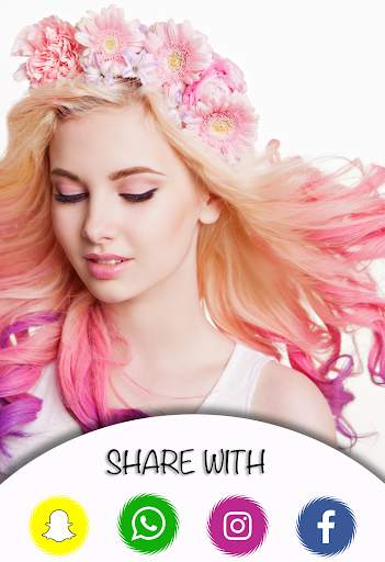 Hair Color Changer Photo Editor - Hair Salon screenshot 6