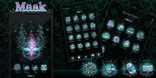 Mask Go Launcher Theme screenshot 6