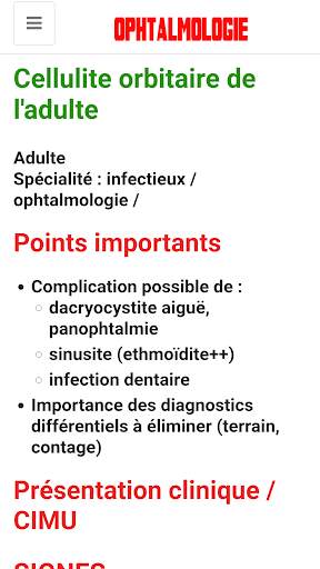Ophtalmologie screenshot 13