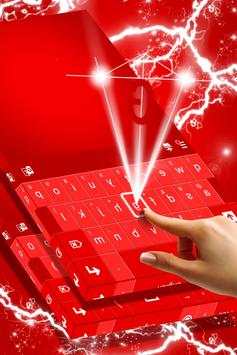 Red Keyboard Theme screenshot 2