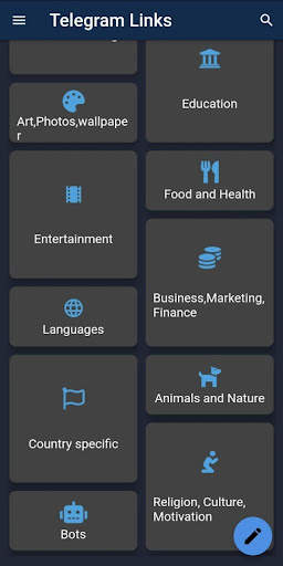 Telegram Links app screenshot 3