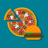 Pizza and Burgers Recipes icon