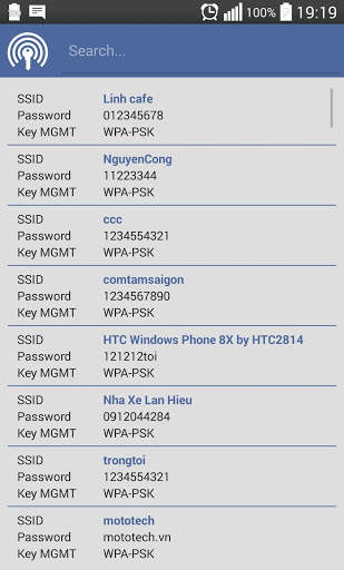 Xem Mật Khẩu Wifi Đã Lưu screenshot 2