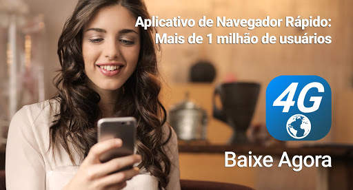 Navegador 4G Rápida e Segura screenshot 1