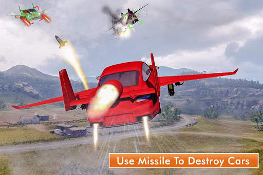 Car Flying Shooting: Car games screenshot 3