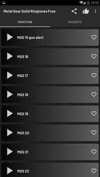 Metal Gear Solid Ringtones Free screenshot 5