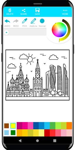 Coloring Travels screenshot 2