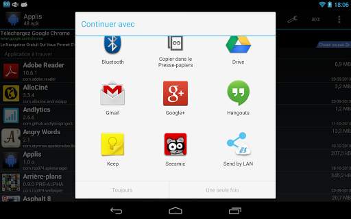 Applis (gérer vos APK) screenshot 3