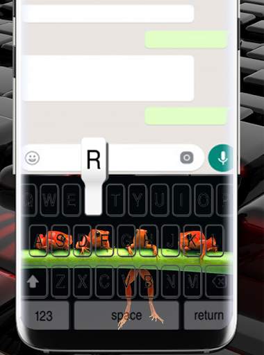Funny Frog Keyboard Theme screenshot 4