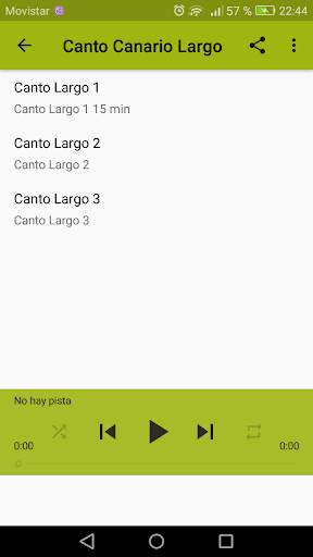 Canarios cantos varios screenshot 4