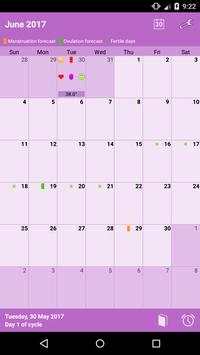 Period Calendar Daily screenshot 2