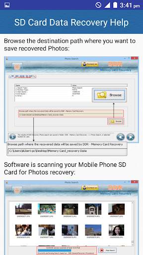 SD Card Data Recovery Help screenshot 6