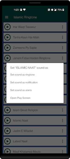Islamic Ringtone screenshot 4