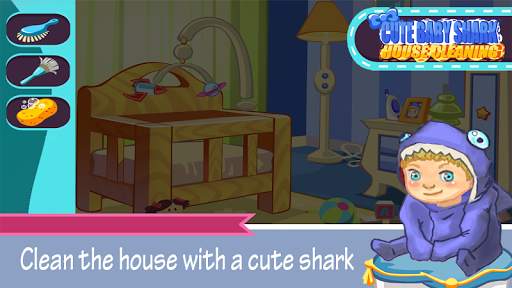 Cute Baby Shark House Cleaning screenshot 2