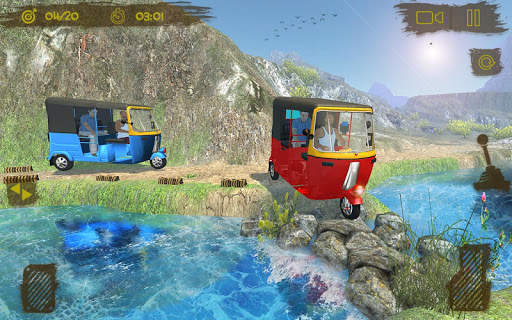 Offroad Tuk Tuk Auto Rickshaw Driving 2019 screenshot 4