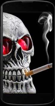 Smoking Skull Live Wallpaper screenshot 2