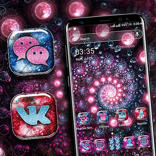 Neon Spiral Circle Launcher 4.1