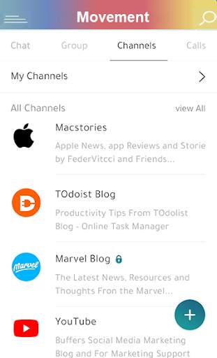 Movement Messenger screenshot 3