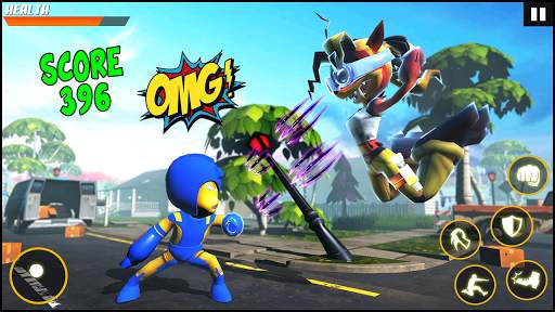 Black Iron Hero : Stickman Rope Hero fighting game screenshot 4