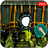 مونتاج صور المظلة أيقونة