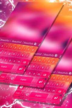 Pink Keyboard for Android 1 تصوير الشاشة