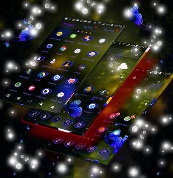 Glow Butterfly Launcher Theme screenshot 1