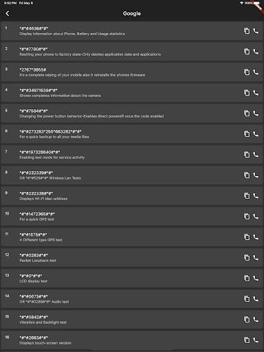Kode Rahasia HP screenshot 5