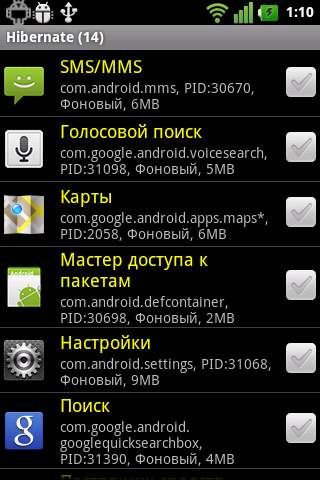 Hibernate screenshot 1