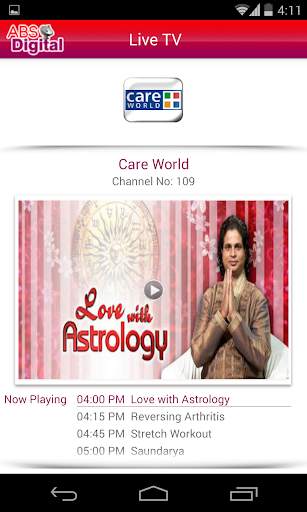 ABS Play: a tv guide app screenshot 3