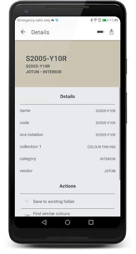 Jotun Colourpin screenshot 2