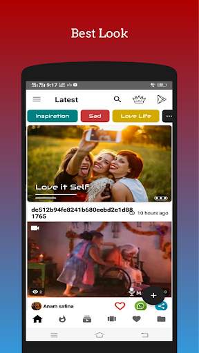 Video Status & Funny Videos, Make Friends screenshot 1