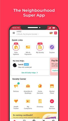 NoBrokerHood Visitor, Society & Accounting System screenshot 1