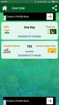 Cricket live line screenshot 4