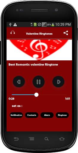 Valentine's Day Ringtones Free screenshot 2