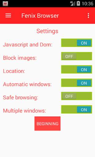 Fenix Web Browser screenshot 7