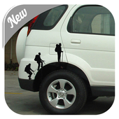 Car Sticker Cutting Design icon